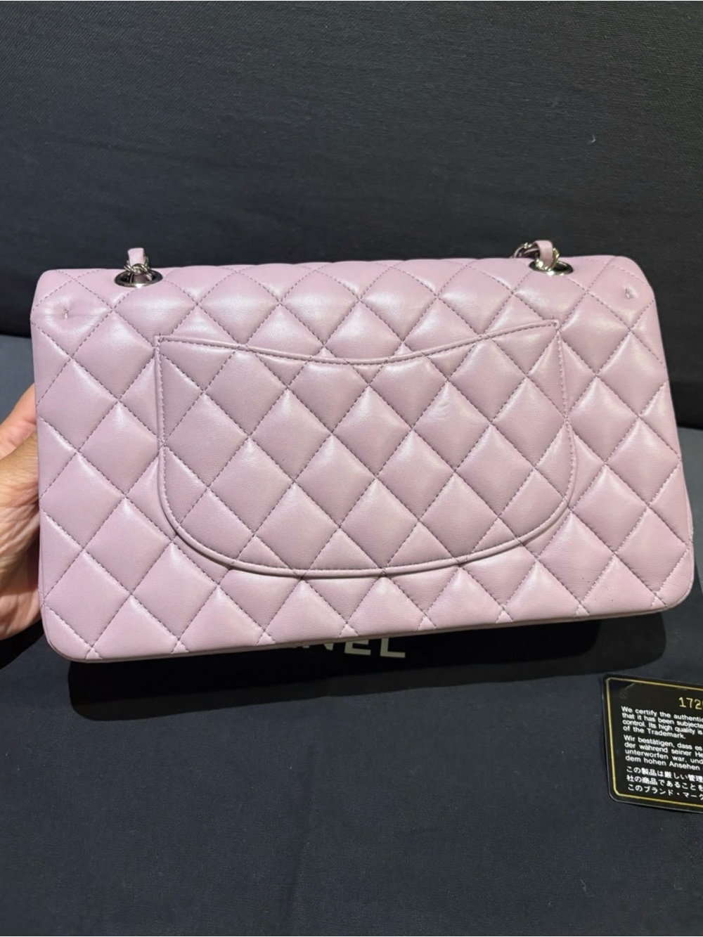 CHANEL Classic Flap Bag Pink Quilted Leather Chain Shoulder Bag - Picture 2 of 9